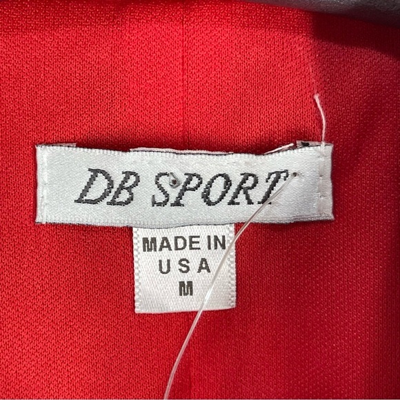 DB Sport Women's Size M Plaid Coat Red Brown Black NWT Made In The USA - Picture 7 of 12